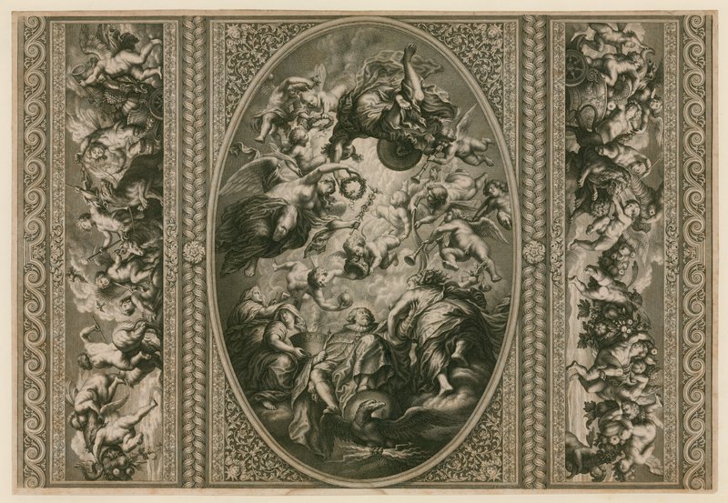 Sufit Domu Bankietowego w Whitehall autorstwa Peter Paul Rubens
