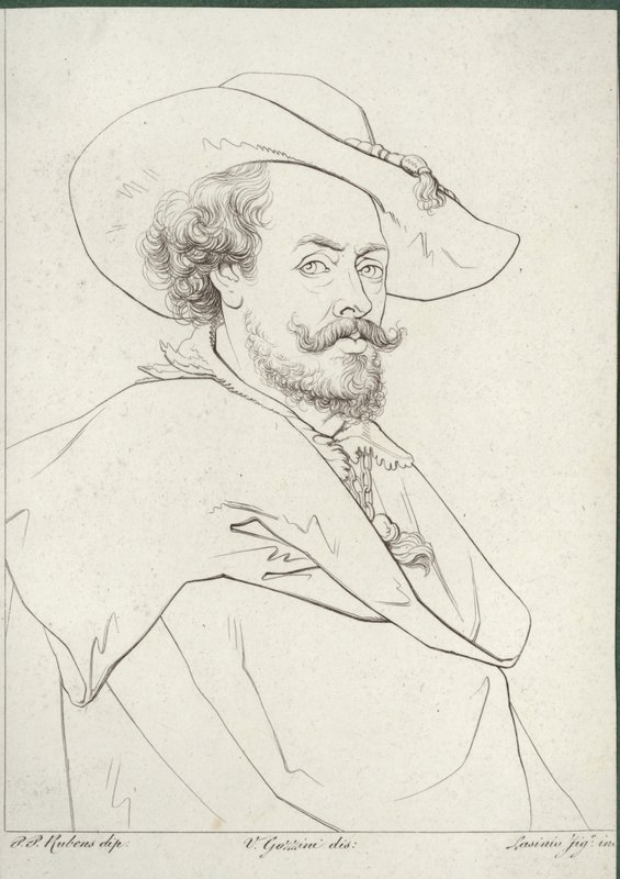Portret Petera Paula Rubensa autorstwa Peter Paul Rubens
