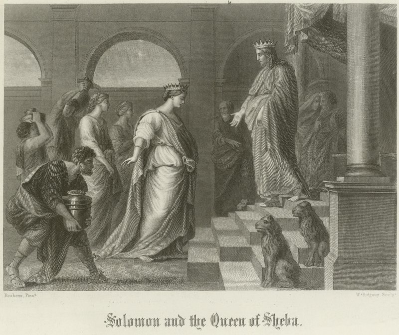 Salomon i królowa Saby autorstwa Peter Paul Rubens