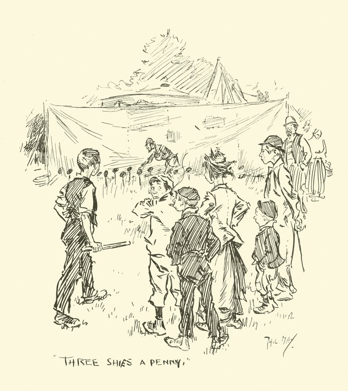 Ilustracja do Phila Maysa Gutter-Snipes autorstwa Phil May