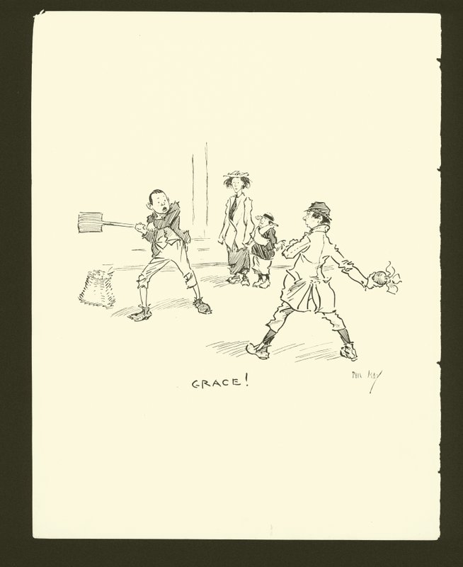 Ilustracja do Phila Maysa Gutter-Snipes autorstwa Phil May