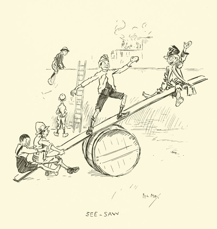 Ilustracja do Phila Maysa Gutter-Snipes autorstwa Phil May