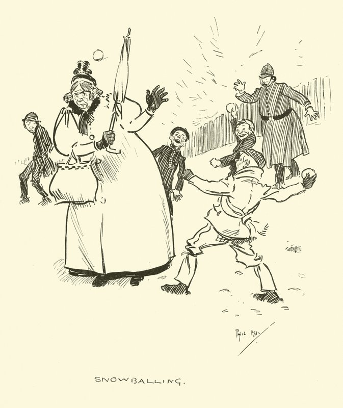 Ilustracja do Phila Maysa Gutter-Snipes autorstwa Phil May