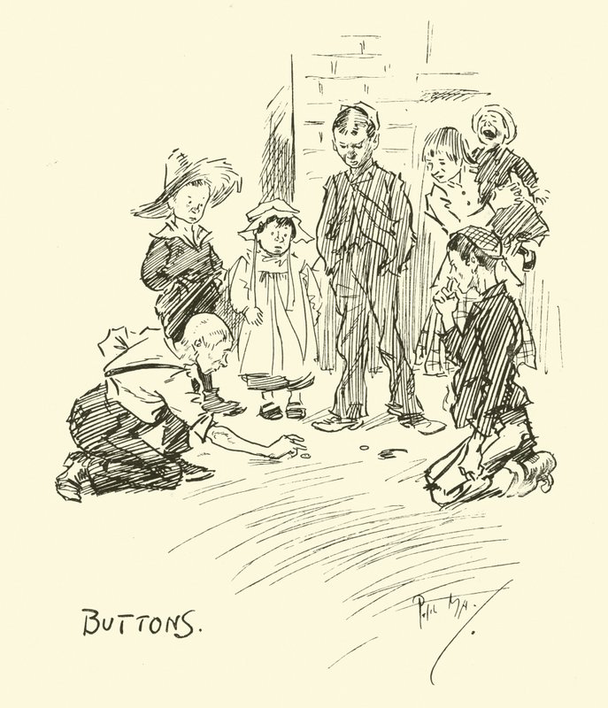 Ilustracja do Phila Maysa Gutter-Snipes autorstwa Phil May