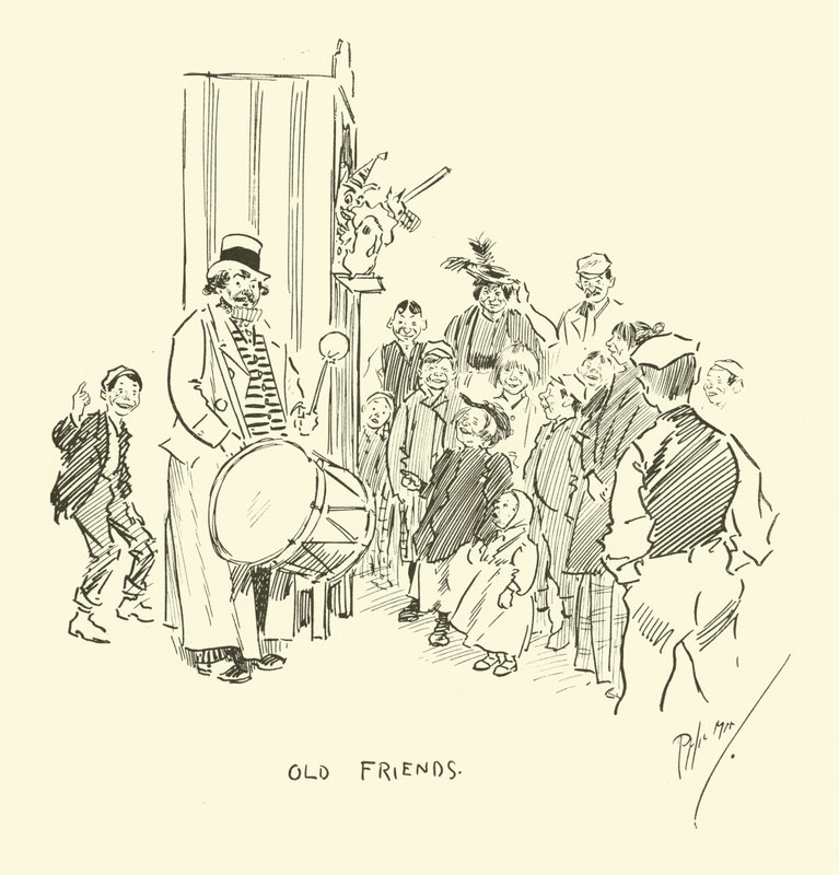 Ilustracja do Phila Maysa Gutter-Snipes autorstwa Phil May