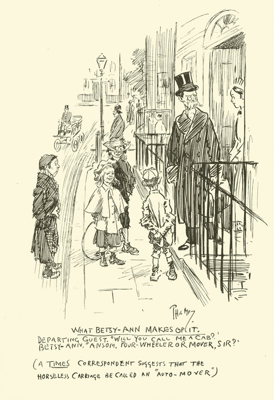 Ilustracja do Phila Maysa Gutter-Snipes autorstwa Phil May