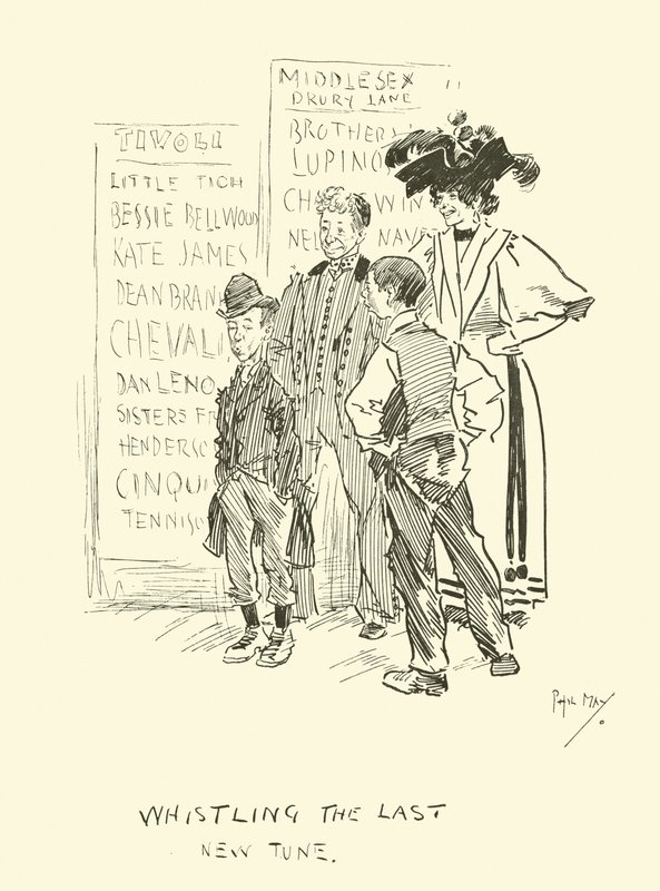 Ilustracja do Phila Maysa Gutter-Snipes autorstwa Phil May