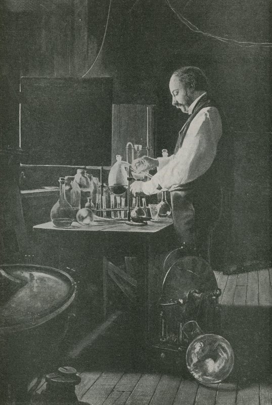 Poszukiwanie nieznanych elementów autorstwa Philip Burne Jones