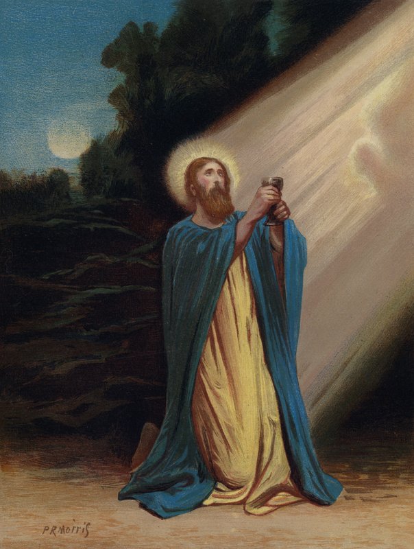 Chrystus w ogrodzie, Getsemani autorstwa Philip Richard Morris