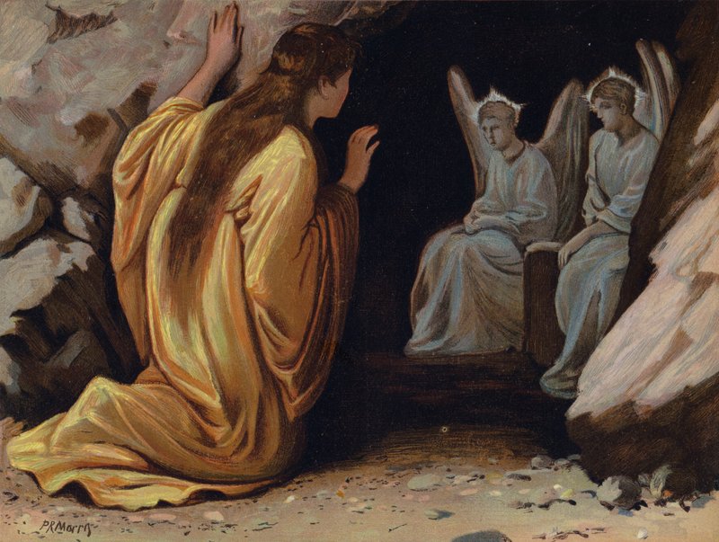 Maria Magdalena przy grobie autorstwa Philip Richard Morris