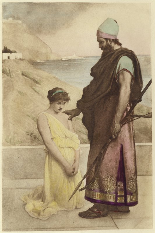 Więzień Włóczni i Strzał autorstwa Philip Hermogenes Calderon