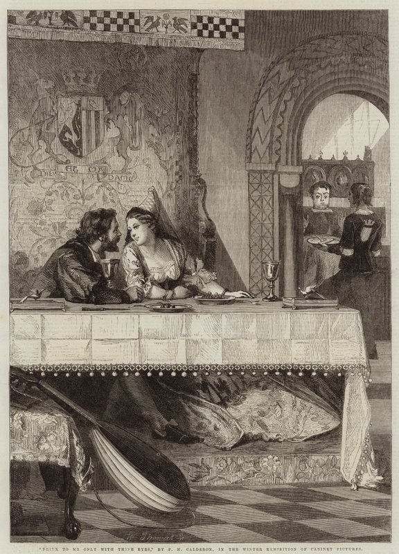 Pij do Mnie tylko Twe Oczy autorstwa Philip Hermogenes Calderon