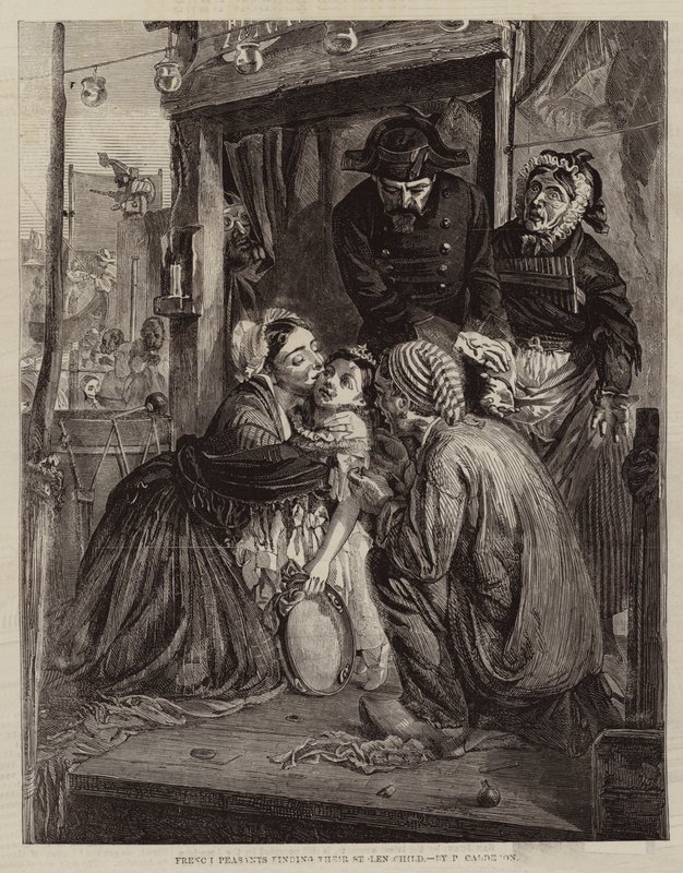 Francuscy chłopi znajdują swoje skradzione dziecko autorstwa Philip Hermogenes Calderon
