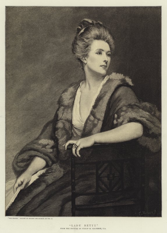 Lady Betty autorstwa Philip Hermogenes Calderon