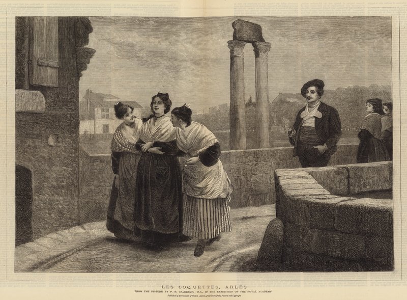 Les Coquettes, Arles autorstwa Philip Hermogenes Calderon