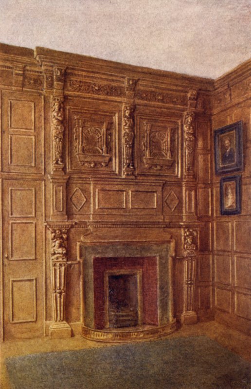 Kominek i część Pokoju przy Coleman Street 4, 1892 autorstwa Philip Norman