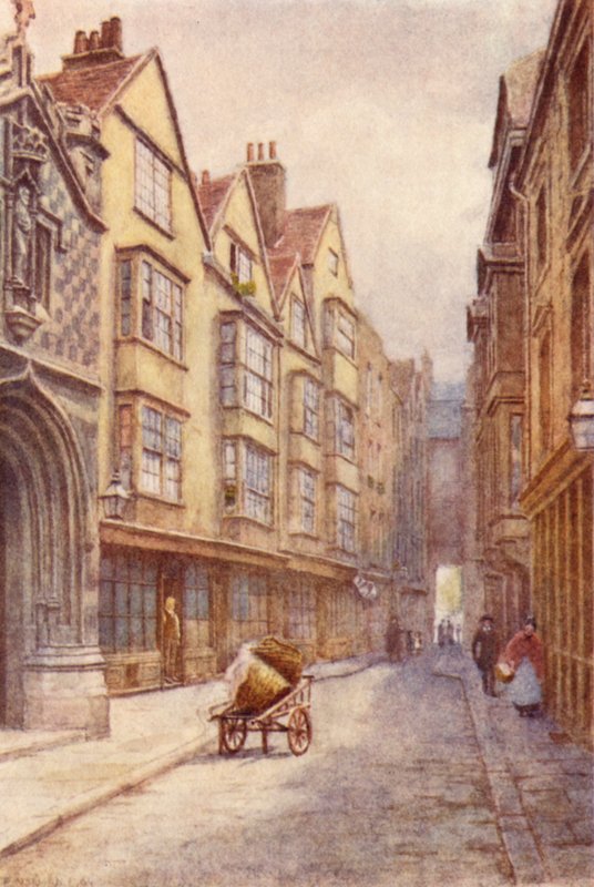 Targi tkanin, West Smithfield, patrząc na zachód, 1904 autorstwa Philip Norman