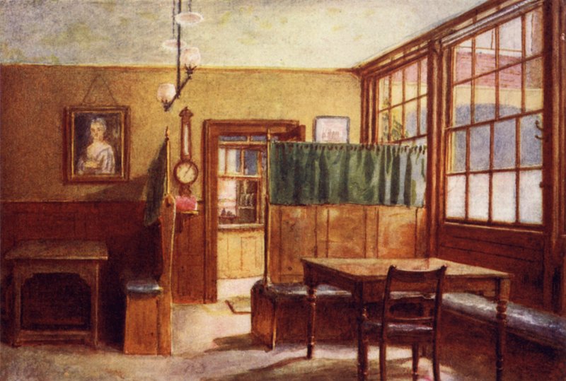 Kawiarnia Old Bell Inn, Holborn, 1897 autorstwa Philip Norman