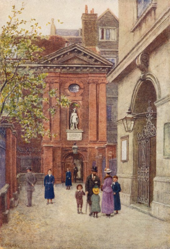 Wejścia do Szpitala Chrystusowego i Kościoła Chrystusowego, 1895 autorstwa Philip Norman