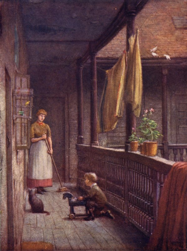 Galeria White Hart Inn, Southwark, 1884 autorstwa Philip Norman