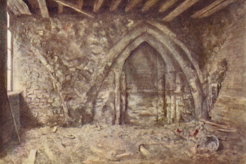 Średniowieczne łuki, Ireland Yard, Blackfriars, 1900 autorstwa Philip Norman