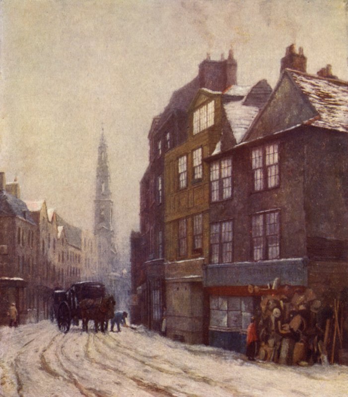 Nell Gwyns Kwatera, Drury Lane, luty 1881 r. autorstwa Philip Norman