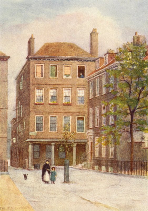 15 Grays Inn Square z Field Court, 1904 autorstwa Philip Norman
