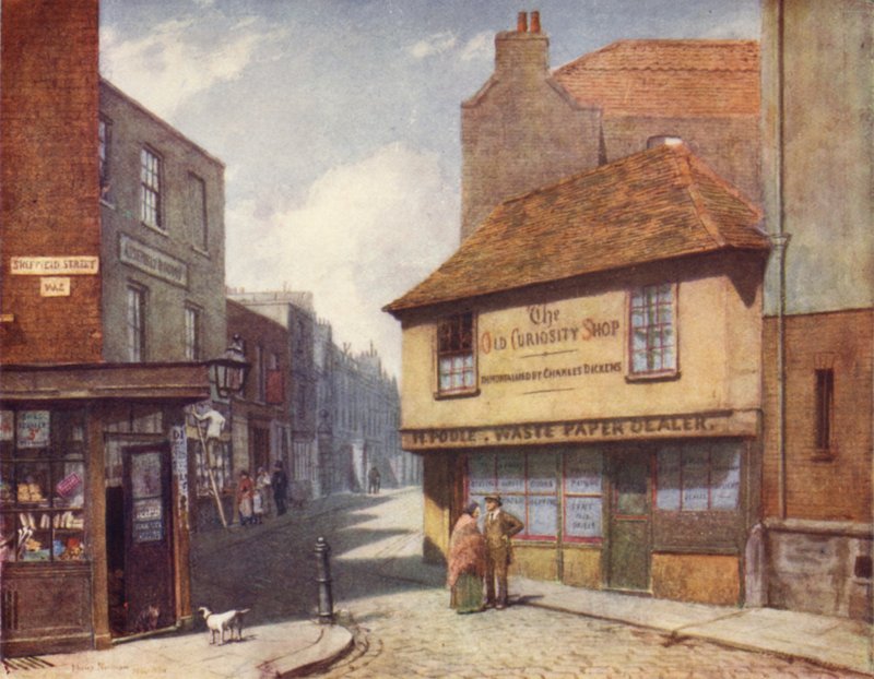 Old Curiosity Shop, Portsmouth Street, 1884 r. autorstwa Philip Norman