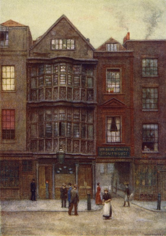 Dom Sir Paula Pindarsa, ulica Bishopsgate, 1877 autorstwa Philip Norman