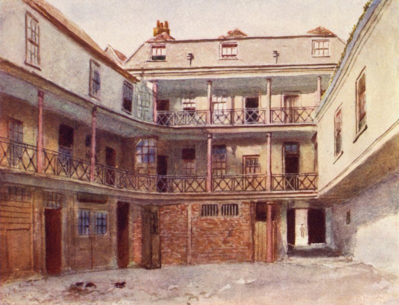 Łabędź z dwiema szyjami Inn, Carter Lane, 1894 autorstwa Philip Norman