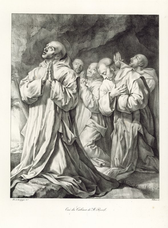 Fragment z Wizji św. Brunona autorstwa Philippe de Champaigne