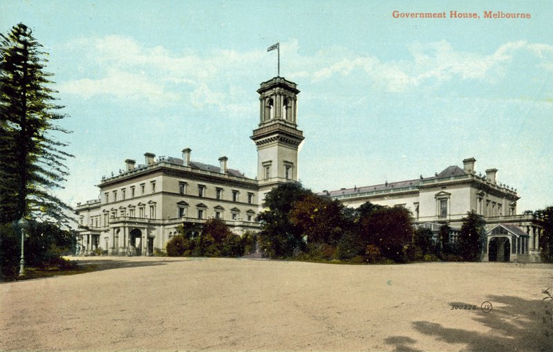 Dom rządowy, Melbourne (kolorowe zdjęcie) autorstwa Photographer Australian