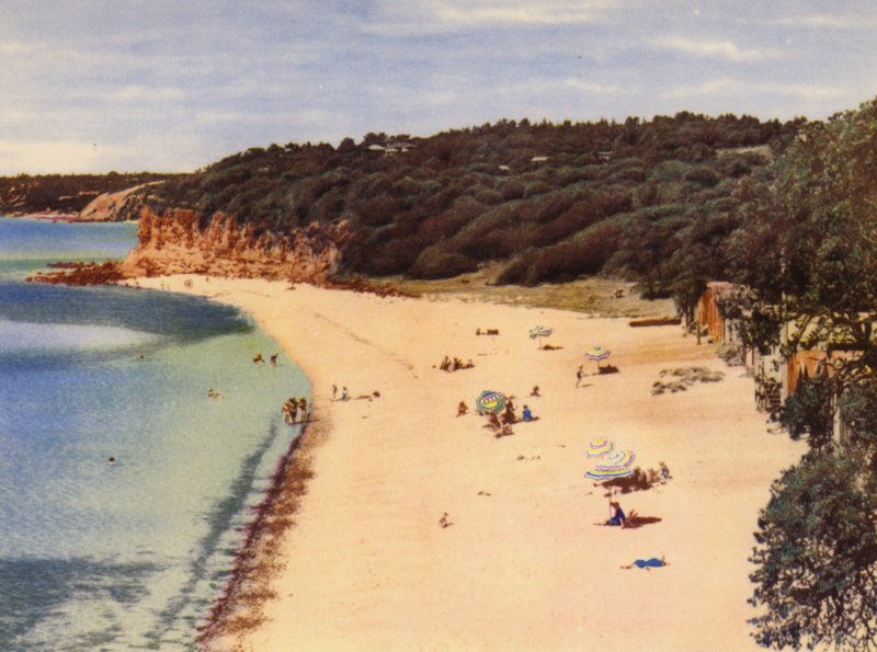 Plaża Mornington (kolorowe zdjęcie) autorstwa Photographer Australian