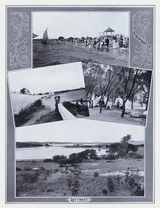 South Beach, Fremantle, Rottnest (zdjęcie czarno-białe) autorstwa Photographer Australian
