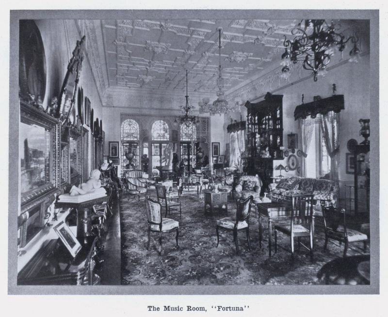 Sala Muzyczna „Fortuna” (zdjęcie czarno-białe) autorstwa Photographer Australian