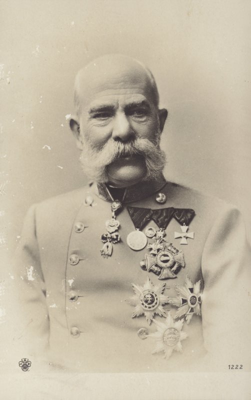 Franciszek Józef I (zdjęcie czarno-białe) autorstwa Photographer Austrian