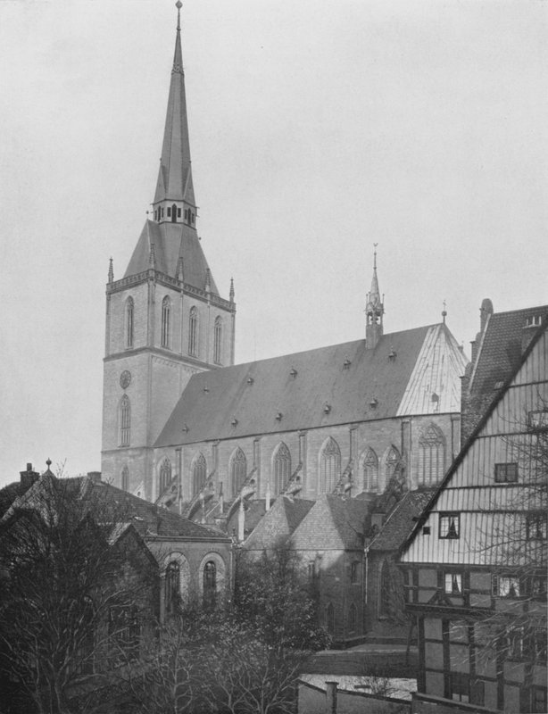 Andreaskirche (zdjęcie czarno-białe) autorstwa Photographer German