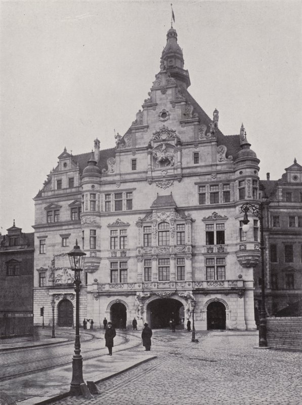Georgentor (zdjęcie czarno-białe) autorstwa Photographer German