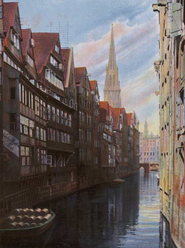 Hamburg: Flota na Groningerstrasse (zdjęcie) autorstwa Photographer German