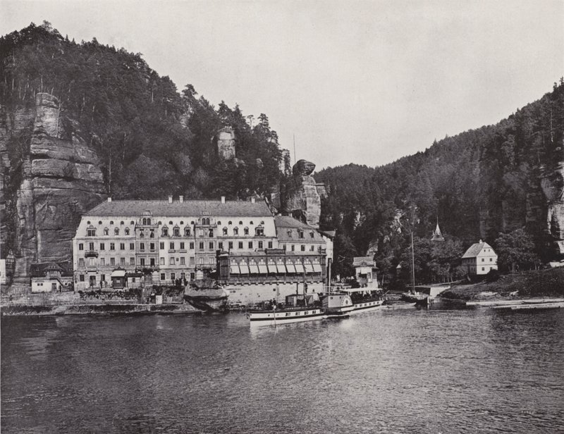 Herrskretschen (zdjęcie czarno-białe) autorstwa Photographer German