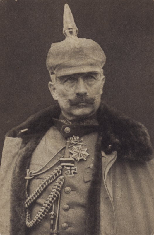 Kaiser Wilhelm II Niemiec w mundurze wojskowym (zdjęcie czarno-białe) autorstwa Photographer German
