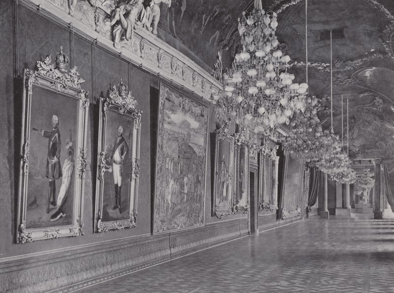 Zamek Królewski, galeria zdjęć (zdjęcie czarno-białe) autorstwa Photographer German