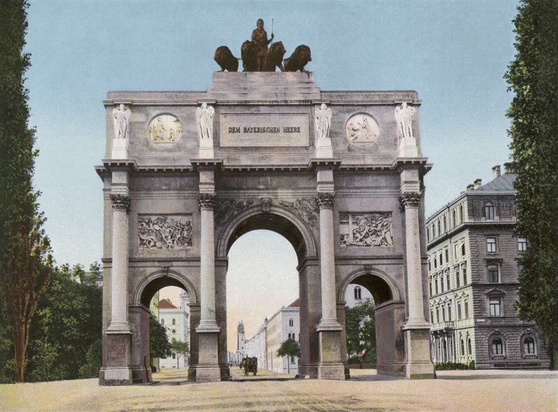 Monachium/Monachium: Siegestor (zdjęcie) autorstwa Photographer German