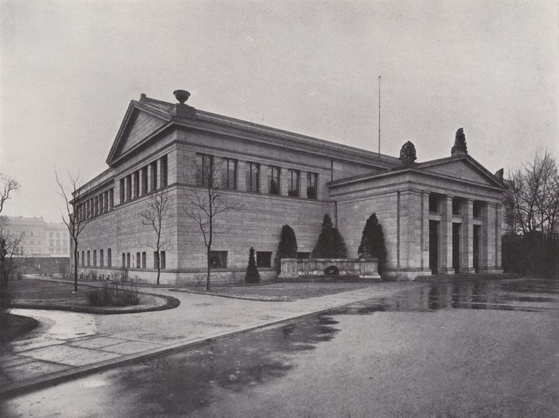 Muzeum Pergamońskie (zdjęcie czarno-białe) autorstwa Photographer German