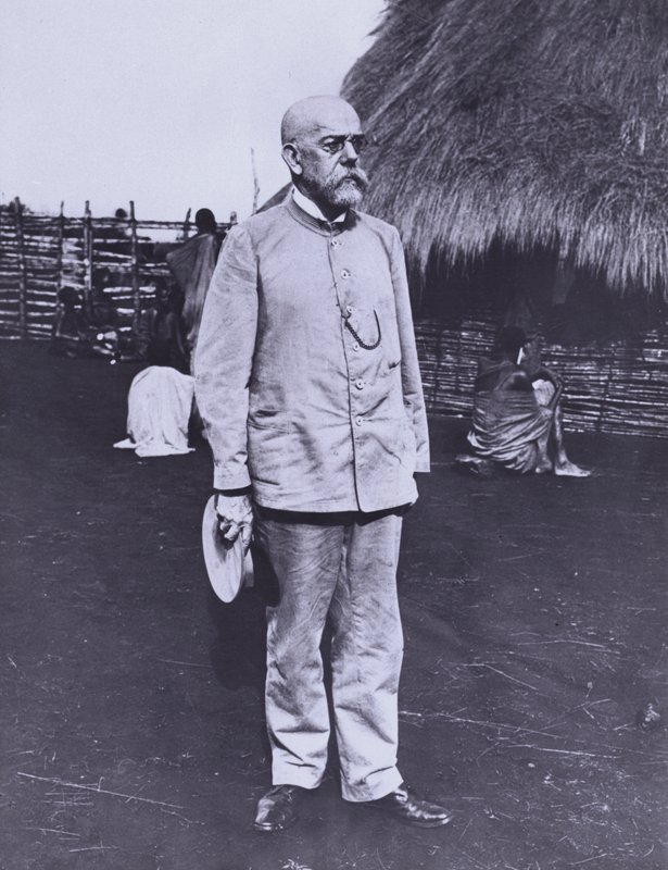 Robert Koch, niemiecki lekarz i bakteriolog, w Afryce autorstwa Photographer German