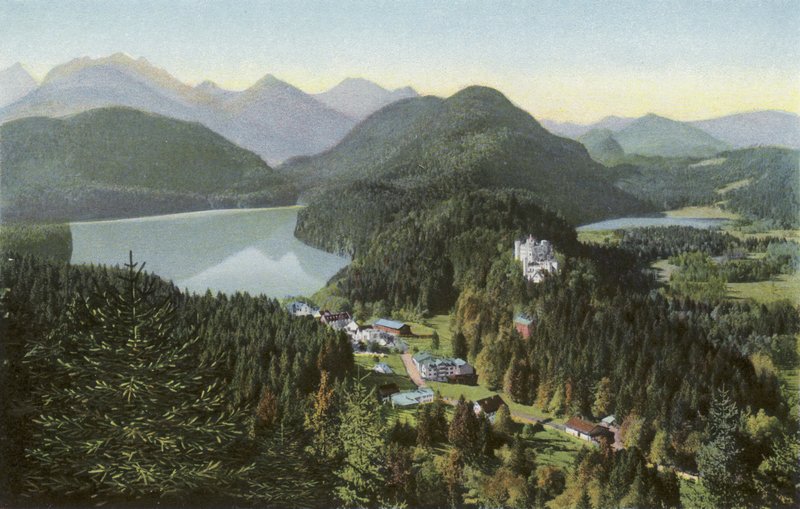 Zamek Hohenschwangau V D Jugend (zdjęcie) autorstwa Photographer German