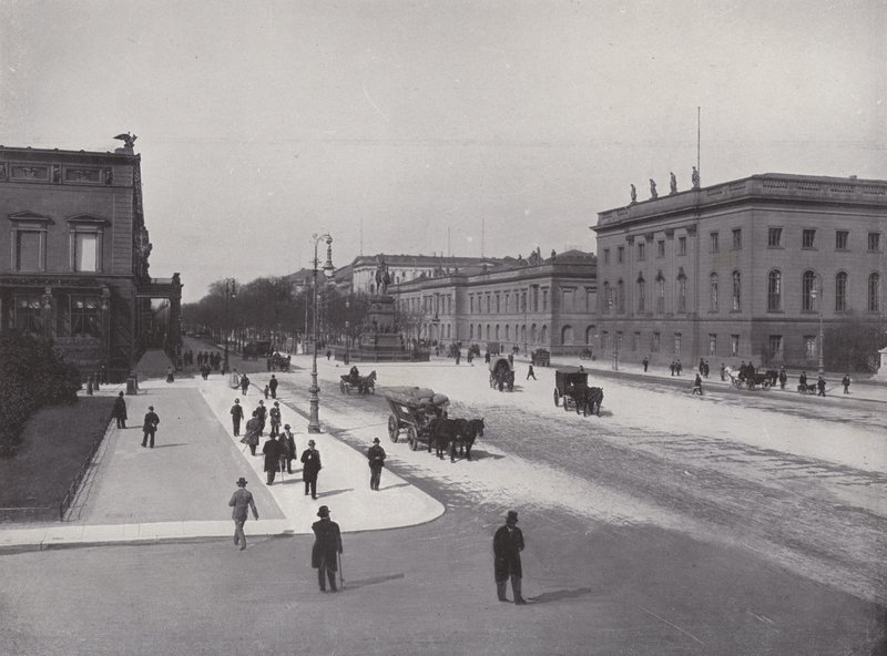 Unter Den Linden (zdjęcie czarno-białe) autorstwa Photographer German