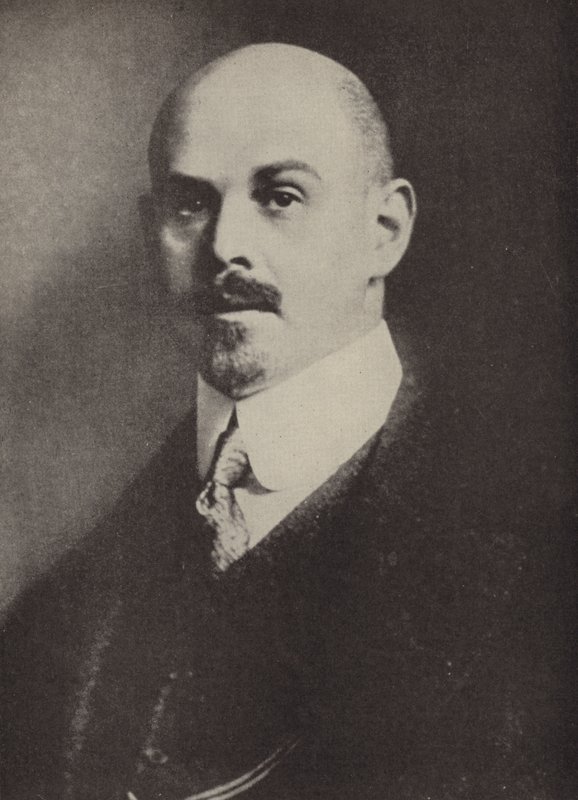 Walther Rathenau, niemiecki przemysłowiec i polityk (zdjęcie czarno-białe) autorstwa Photographer German