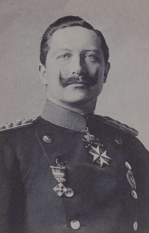 Wilhelm II, cesarz niemiecki (zdjęcie czarno-białe) autorstwa Photographer German