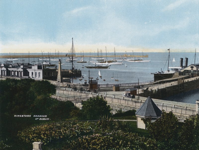 Port Kingstown, Co Dublin (kolorowe zdjęcie) autorstwa Photographer Irish